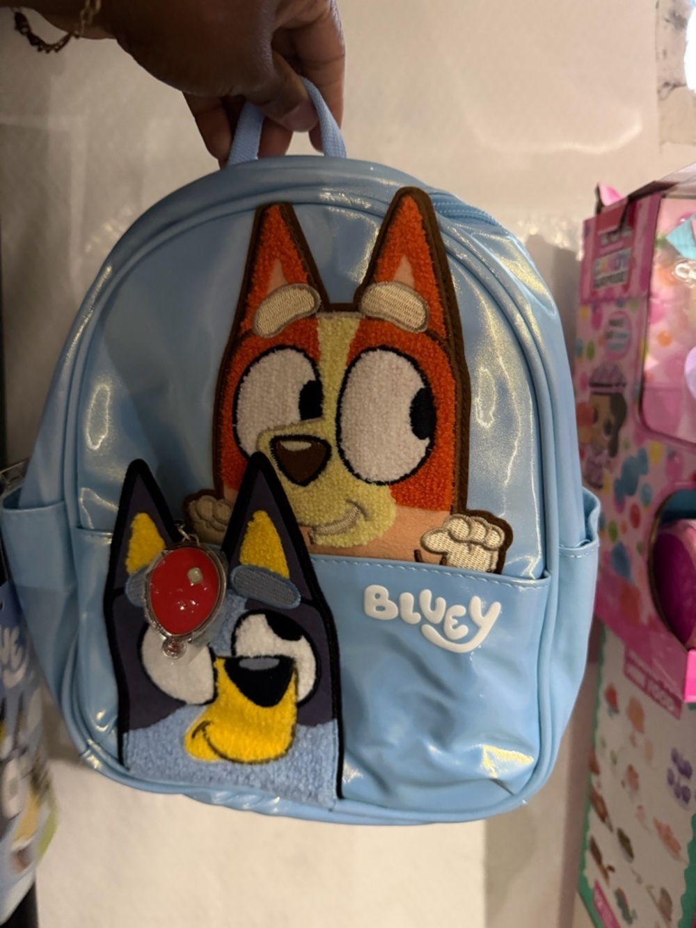 Light Blue Kids Character Mini Backpack